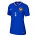 Camisa de time de futebol França Jules Kounde #5 Replicas 1º Equipamento Feminina Europeu 2024 Manga Curta